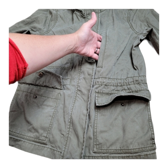 Madewell Passage Jacket surplus military-inspired field jacket khaki green coat - Picture 10 of 16